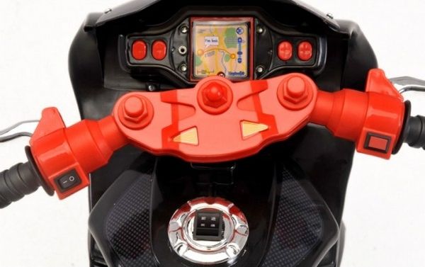 Dětská elektrická motorka RR1000 - černá - obrázek 2