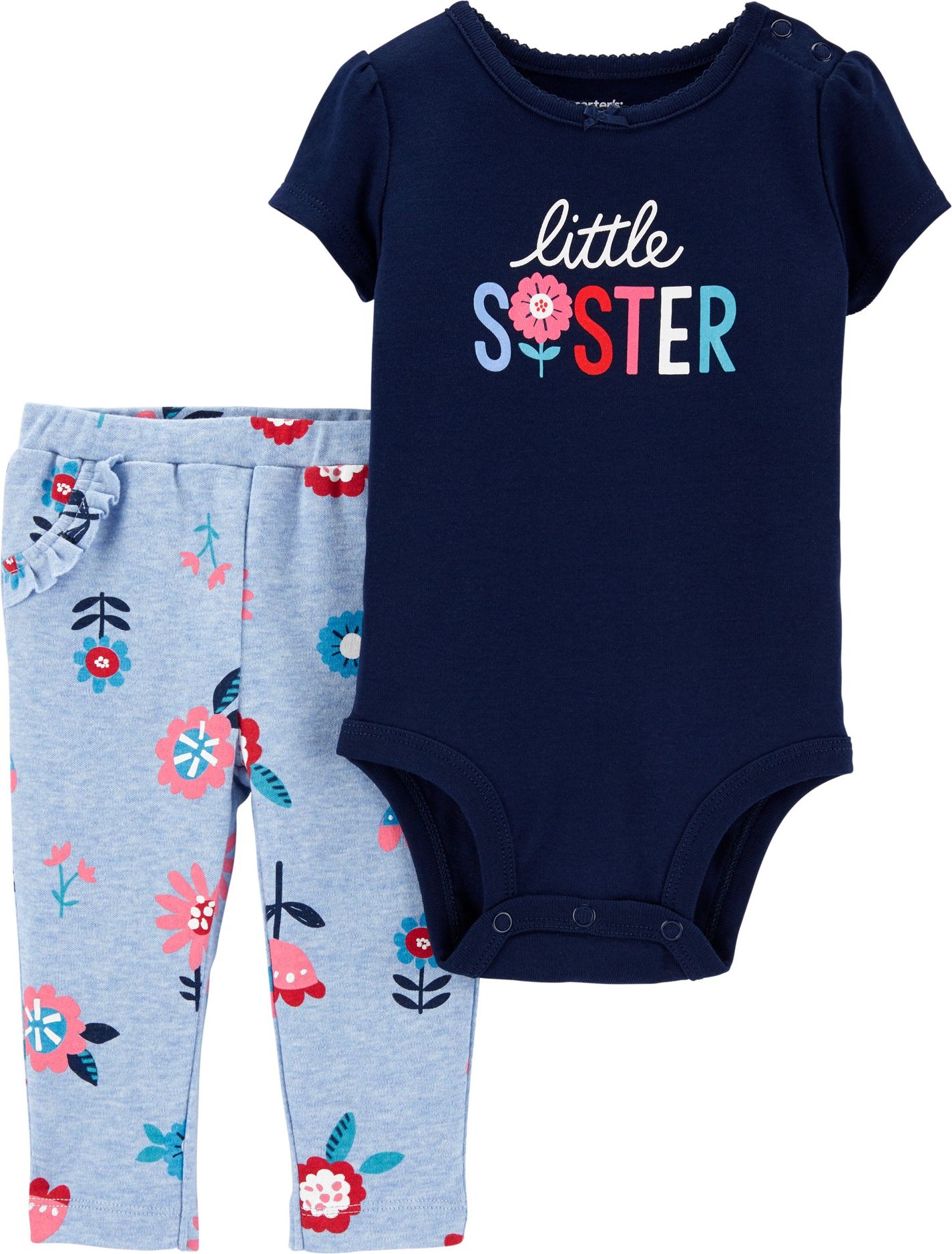 CARTER'S Set 2dílný body, kalhoty Little Sister dívka 6 m/vel. 68 - obrázek 1