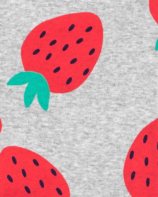 CARTER'S Overal zip Strawberry dívka 12 m/vel. 80 - obrázek 2