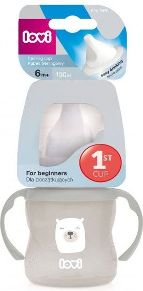 Hrníček tréninkový LOVI BUDDY BEAR 150 ml 6m+ - obrázek 2