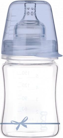 LOVI Lahev skleněná 150 ml BABY SHOWER kluk - obrázek 1