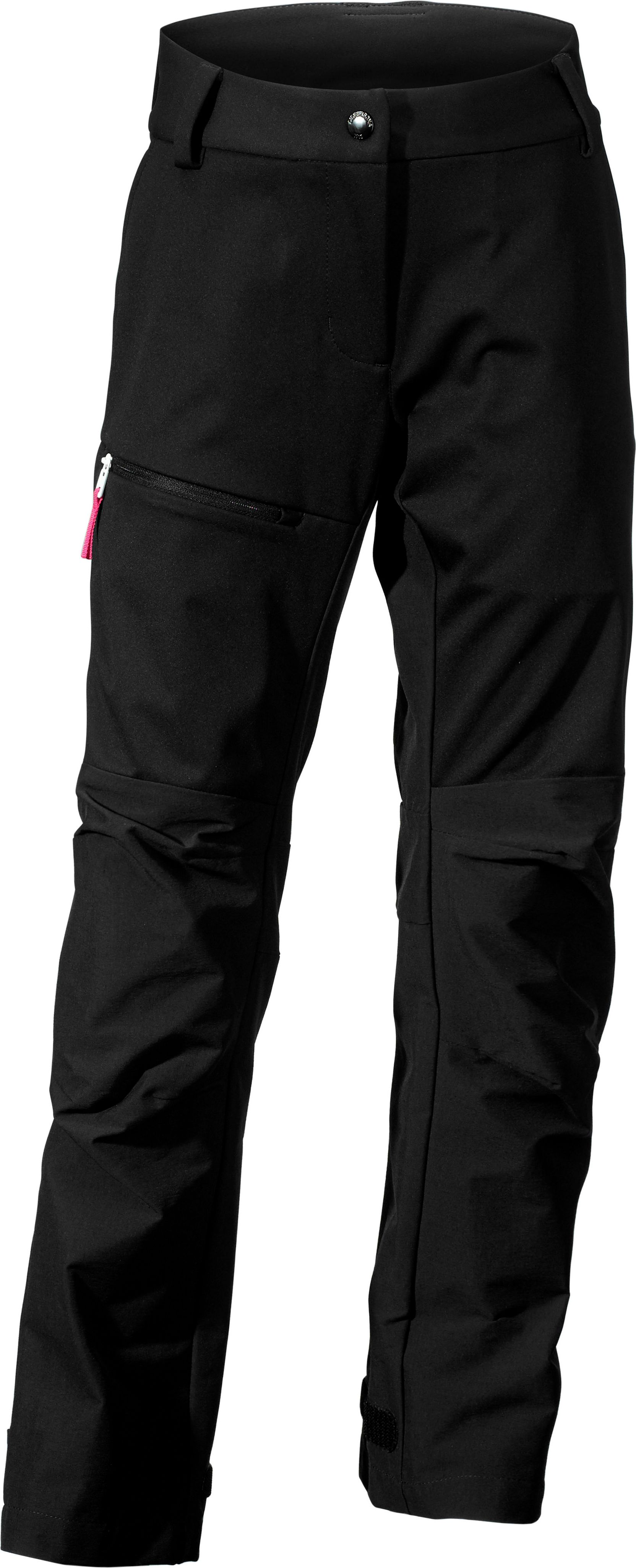 Didriksons1913 DIDRIKSONS 1913 Softshellové dívčí kalhoty ELVE GIRLS PANTS - Černé velikost: 150 - obrázek 1