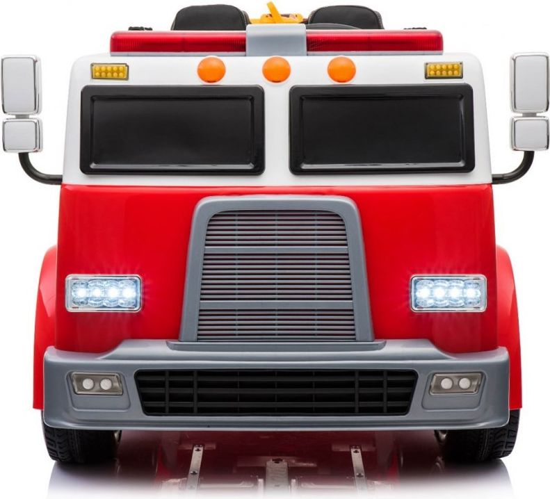 Elektrické autíčko pro 2 děti Hasiči 4x4 s hasicí soupravou - obrázek 3