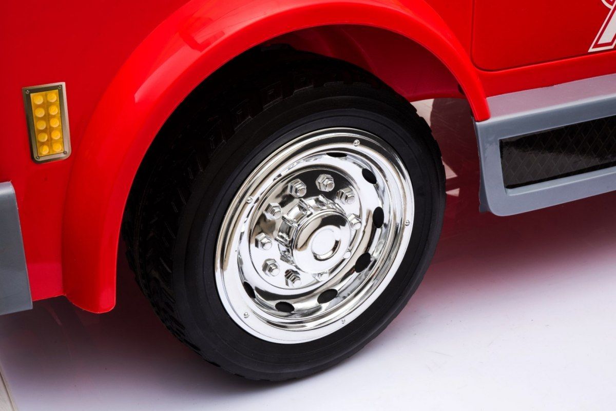 Elektrické autíčko pro 2 děti Hasiči 4x4 s hasicí soupravou - obrázek 11