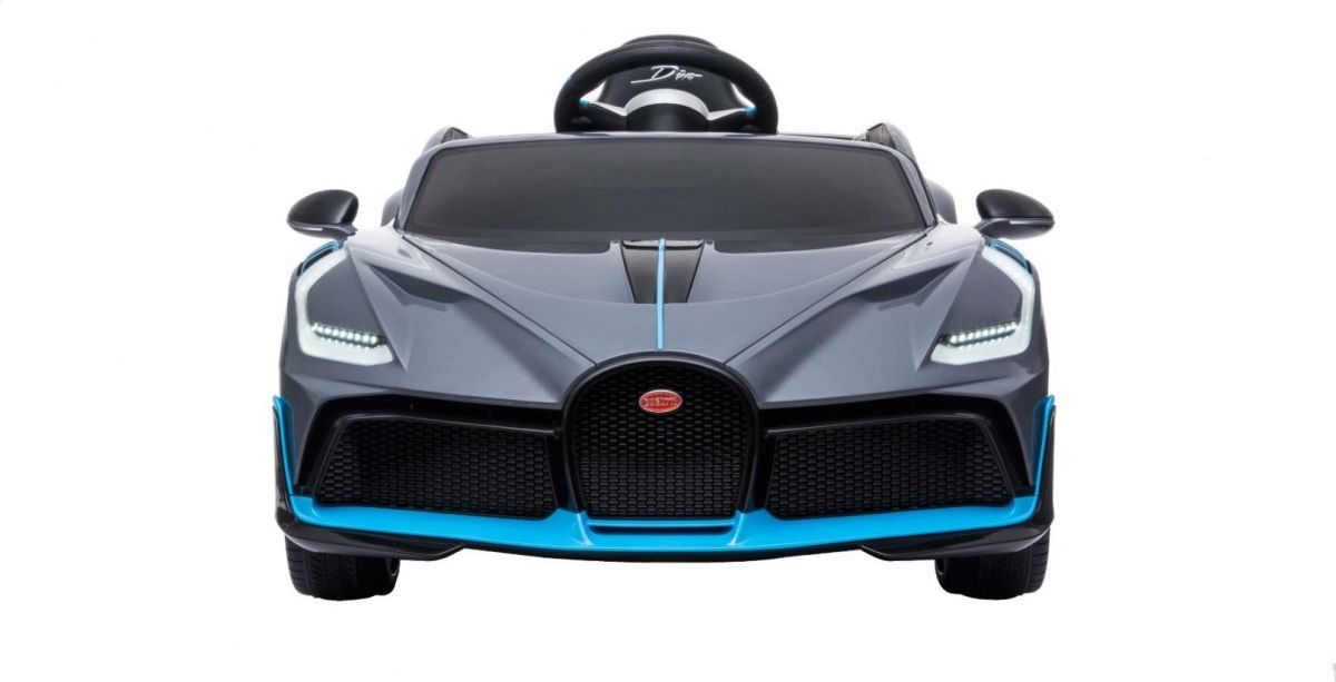 Elektrické auto Bugatti Divo - šedé - obrázek 3