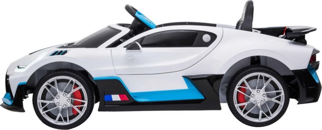 Elektrické auto Bugatti Divo - šedé - obrázek 4