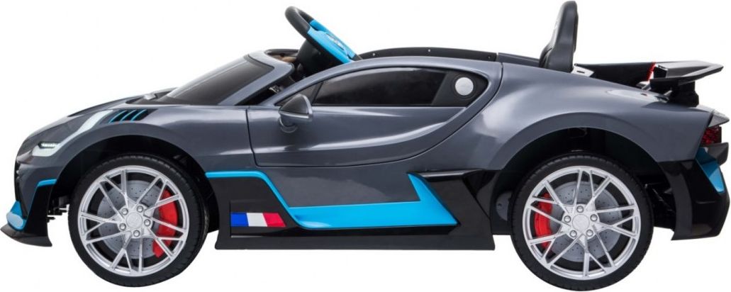 Elektrické auto Bugatti Divo - šedé - obrázek 6