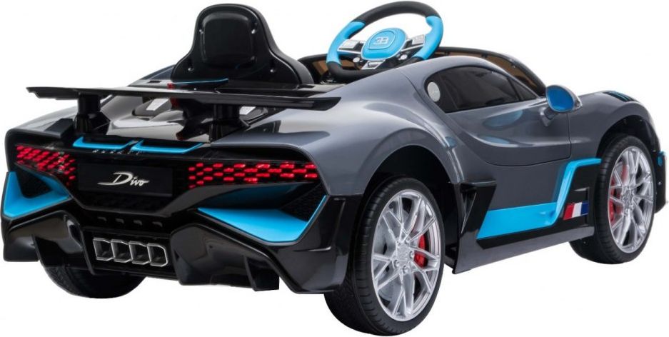 Elektrické auto Bugatti Divo - šedé - obrázek 9