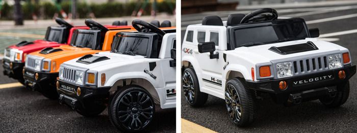 Elektrické autíčko Hummer Velocity, 2.4GHz - bílé - obrázek 10