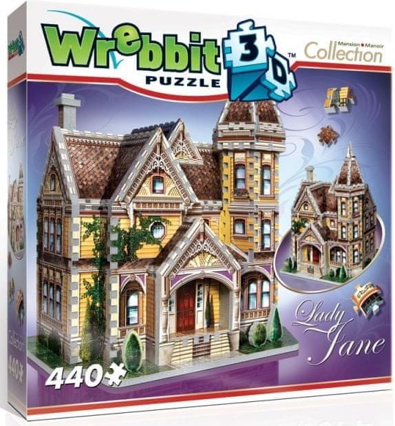 Wrebbit 3D puzzle Sídlo Lady Jane 440 dílků - obrázek 1
