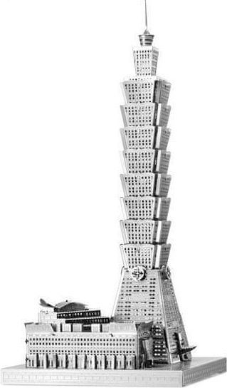 Metal Earth 3D puzzle Tchaj-pej 101 (ICONX) - obrázek 1