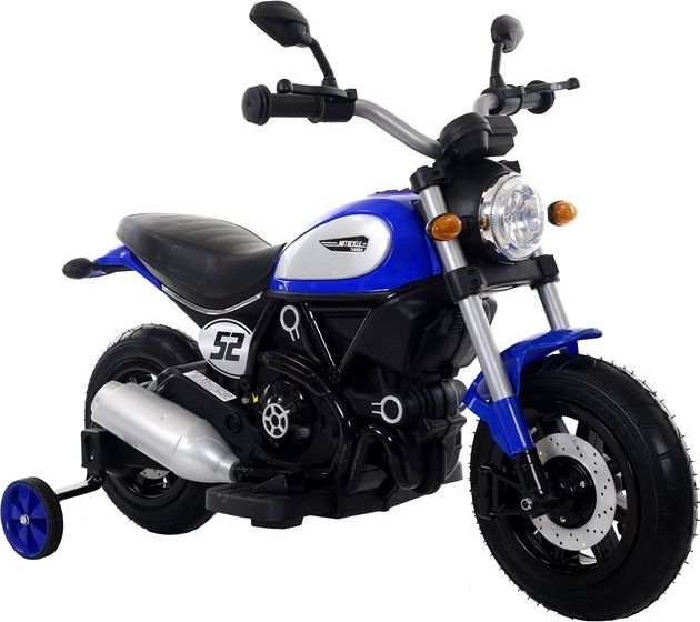 Mamido  Dětská elektrická motorka QK307 modrá  L-4775 - obrázek 1