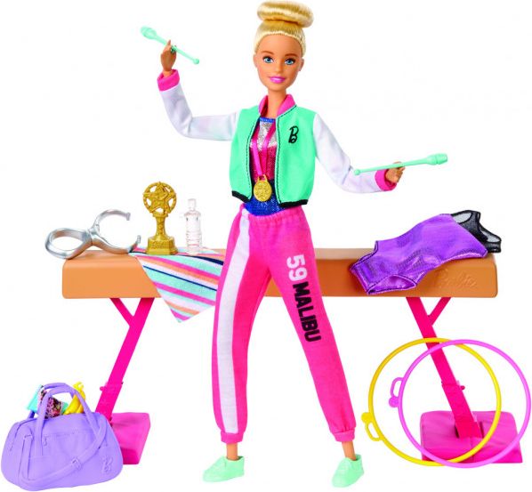 Mattel Barbie gymnastka herní set - obrázek 1