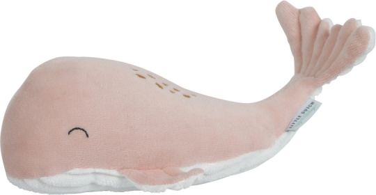 Little Dutch Malá plyšová velryba ocean pink - obrázek 1