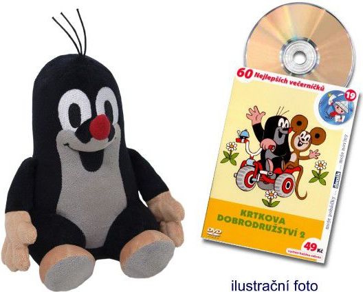 Krtek mluvící 15cm + DVD zdarma - obrázek 2