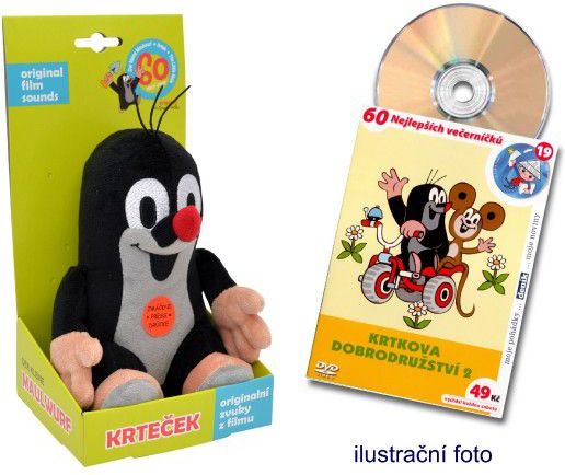 Krtek mluvící 15cm + DVD zdarma - obrázek 4