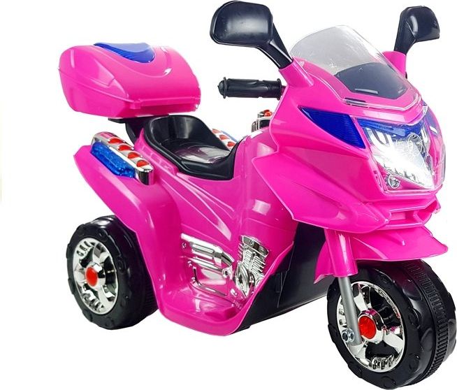 Mamido  Dětská elektrická motorka růžová - obrázek 1