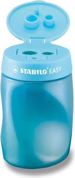 Stabilo Ořezávátko EASYsharpener - pro praváky, modré 3 otvory 4502200 - obrázek 1