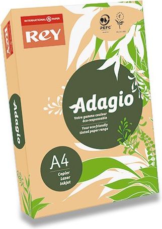 Rey Barevný papír Adagio žlutý A4, 80 g, 500 listů - obrázek 1