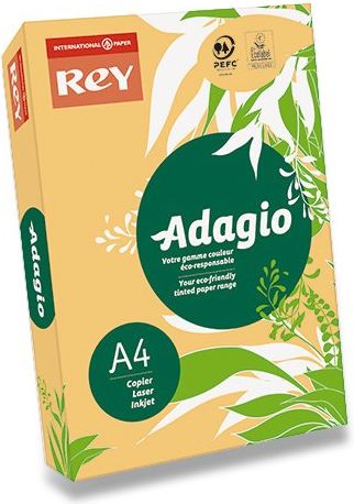 Rey Barevný papír Adagio béžový A4, 80 g, 500 listů - obrázek 1