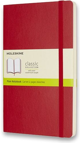Moleskine Zápisník - měkké desky červený čistý A5, 96 listů - obrázek 1
