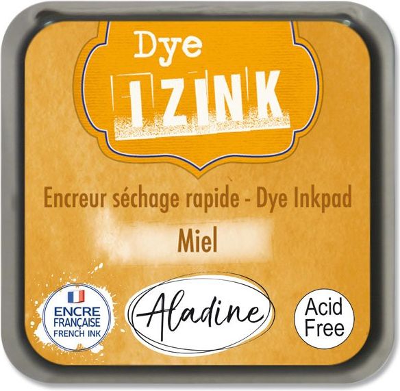 AladinE Razítkovací polštářek Izink Dye rychleschnoucí okrová 19253 1 ks - obrázek 1