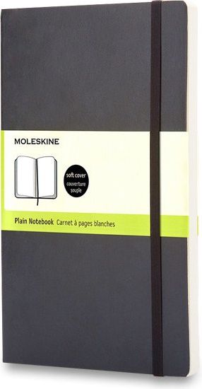 Moleskine Zápisník - měkké desky černý A6, 96 listů  čistý - obrázek 1