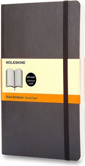 Moleskine Zápisník - měkké desky černý A5, 96 listů  linkovaný - obrázek 1