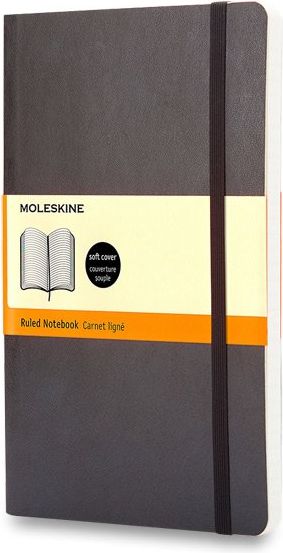 Moleskine Zápisník - měkké desky černý A5, 96 listů linkovaný - obrázek 1