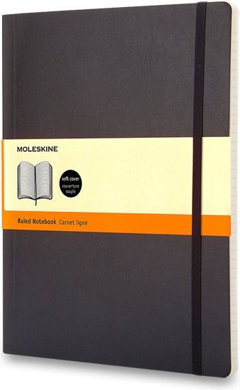 Moleskine Zápisník - měkké desky černý B5, 96 listů linkovaný - obrázek 1