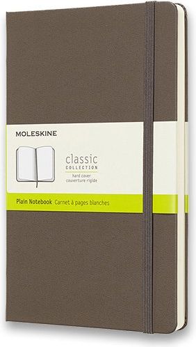 Moleskine Zápisník - tvrdé desky khaki A5, 120 listů čistý - obrázek 1
