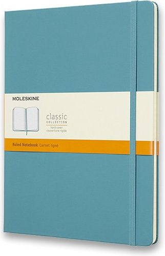 Moleskine Zápisník - tvrdé desky tyrkysový B5, 96 listů  linkovaný - obrázek 1