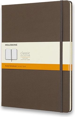 Moleskine Zápisník - tvrdé desky khaki B5, 96 listů  linkovaný - obrázek 1