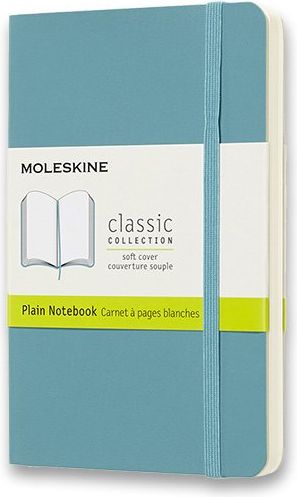 Moleskine Zápisník - měkké desky tyrkysový A6, 96 listů  čistý - obrázek 1