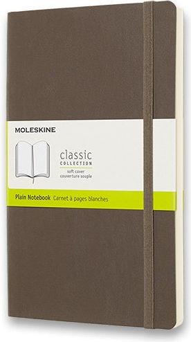 Moleskine Zápisník - měkké desky khaki A5, 120 listů  čistý - obrázek 1