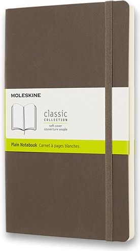 Moleskine Zápisník - měkké desky khaki A5, 120 listů čistý - obrázek 1