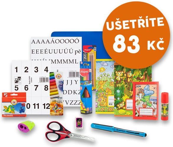 Balíček pro 1. třídu - Psaní + výtvarka balíček 15 produktů - obrázek 1