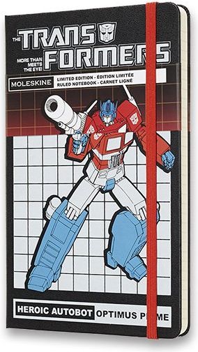 Moleskine Zápisník Transformers - tvrdé desky L, linkovaný, Optimus A5, 120 listů - obrázek 1