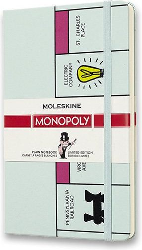 Moleskine Zápisník Monopoly - tvrdé desky L, čistý, Deska A5, 120 listů - obrázek 1