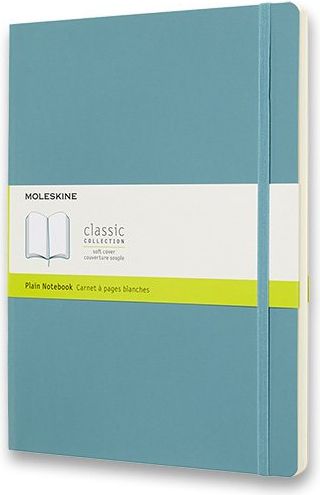 Moleskine Zápisník - měkké desky tyrkysový B5, 96 listů  čistý - obrázek 1