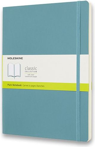 Moleskine Zápisník - měkké desky tyrkysový B5, 96 listů čistý - obrázek 1