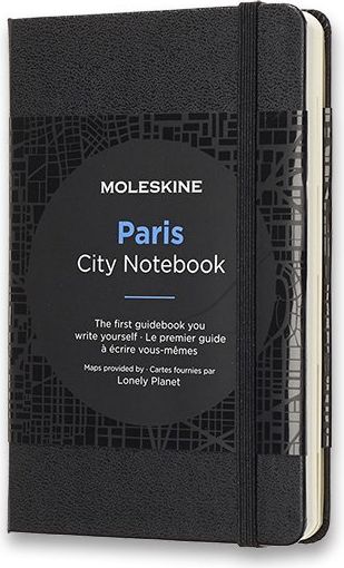 Moleskine Zápisník City Paříž A6, 110 listů - obrázek 1