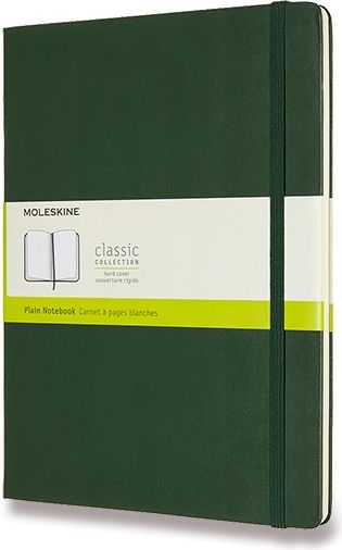 Moleskine Zápisník - tvrdé desky tm. zelený B5, 96 listů  čistý - obrázek 1