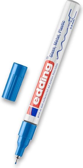Edding Lakový popisovač Paint Marker 780 tm. modrý - obrázek 1