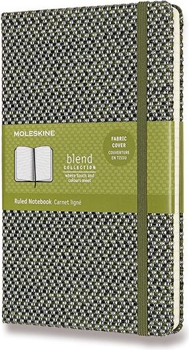 Moleskine Zápisník Blend - tvrdé desky zelený A5, 120 listů  linkovaný - obrázek 1