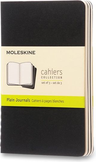 Moleskine Sešity Cahier černý A6, 32 listů čistý - obrázek 1