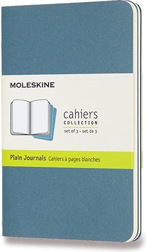 Moleskine Sešity Cahier tm. tyrkysové A6, 32 listů čistý - obrázek 1