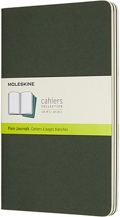 Moleskine Sešity Cahier tm. zelené A5, 40 listů čistý - obrázek 1