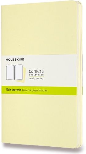 Moleskine Sešity Cahier sv. žluté A5, 40 listů čistý - obrázek 1