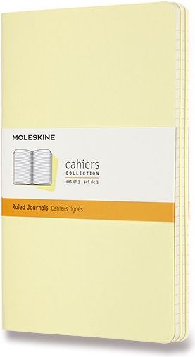 Moleskine Sešity Cahier sv. žluté A5, 40 listů  linkovaný - obrázek 1